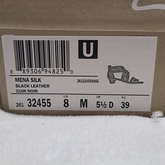 clarks mena silk black